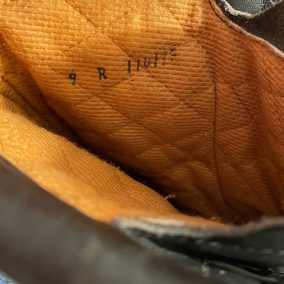 Vibram men’s size 9R black leather steel toe combat/work boots - Picture 5 of 7